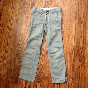 Grey Boys Gap Stretch Khaki Pants. size 8 Slim.